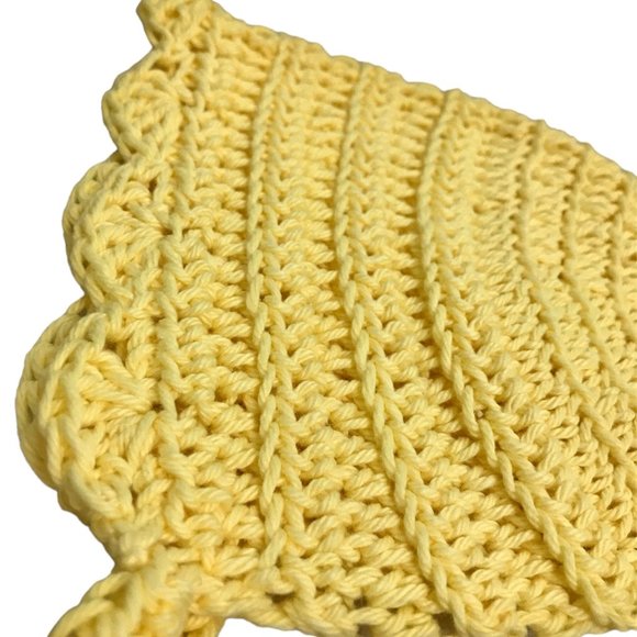 Brand New Handmade Crochet Baby Bonnet, Newborn Baby Bonnet - Picture 4 of 4